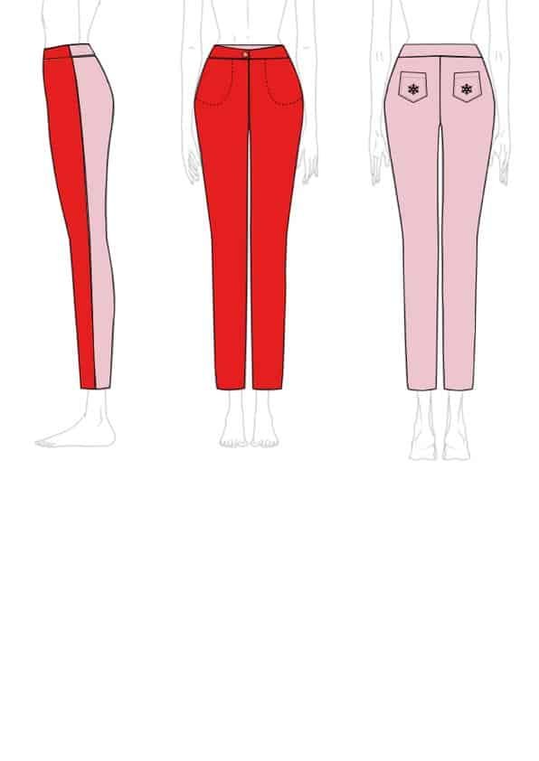 BLOUSE GURU PANT 2 Pant Design 1 - Image 3
