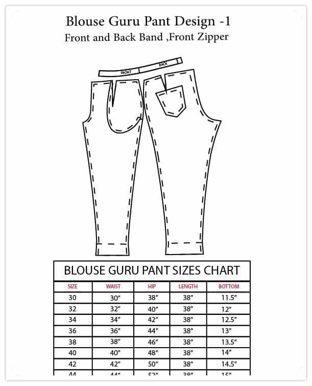 Blouse Guru Pant Design -1 Pant Design 1 - Image 4