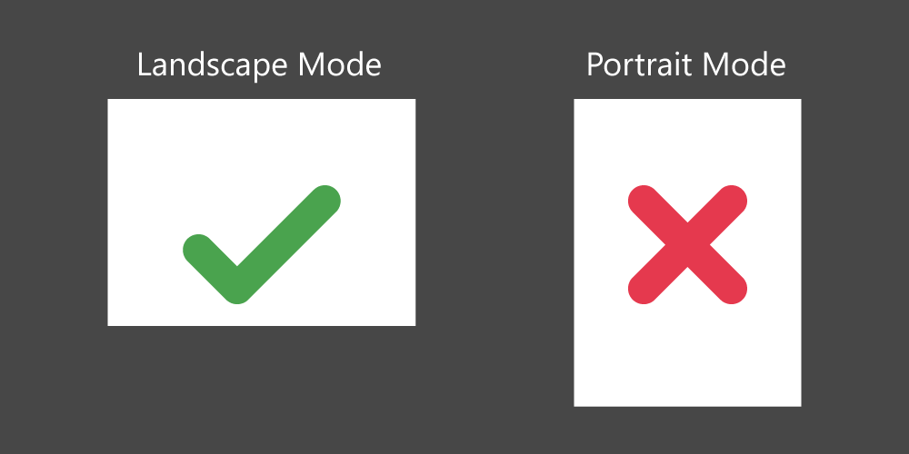 blouse guru landscape mode and potrait mode