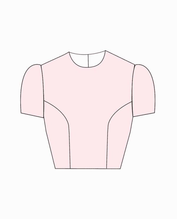 jewel neck back open design 2 front blouse guru