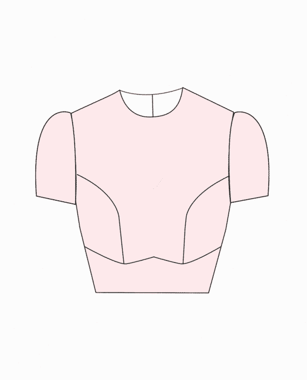 jewel neck back open design 4 front blouse guru