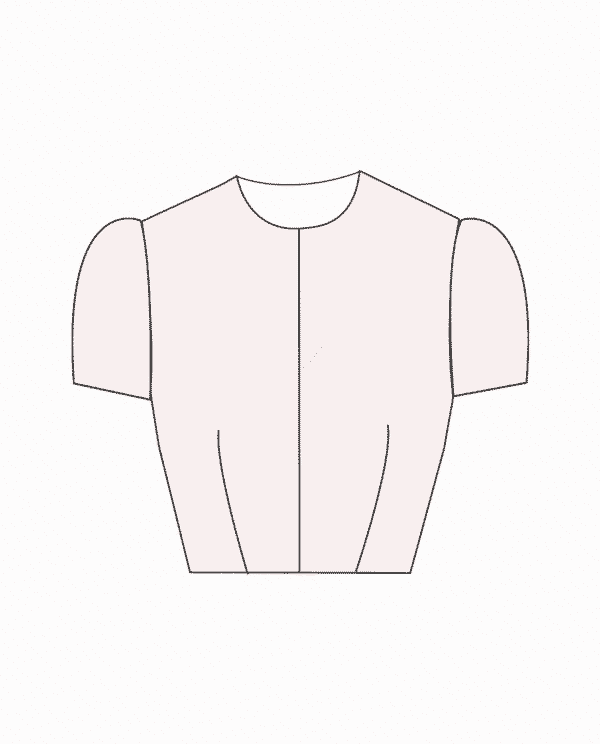 jewel neck front open design 1 front blouse guru