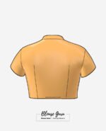 Blouse Guru Collar Neck Front Open Design 2 Back