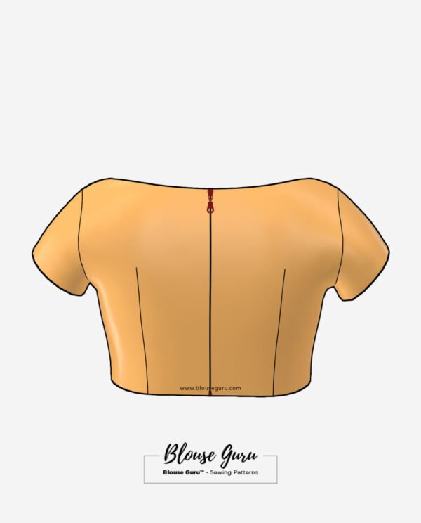 Boat Neck Back Open Design 1